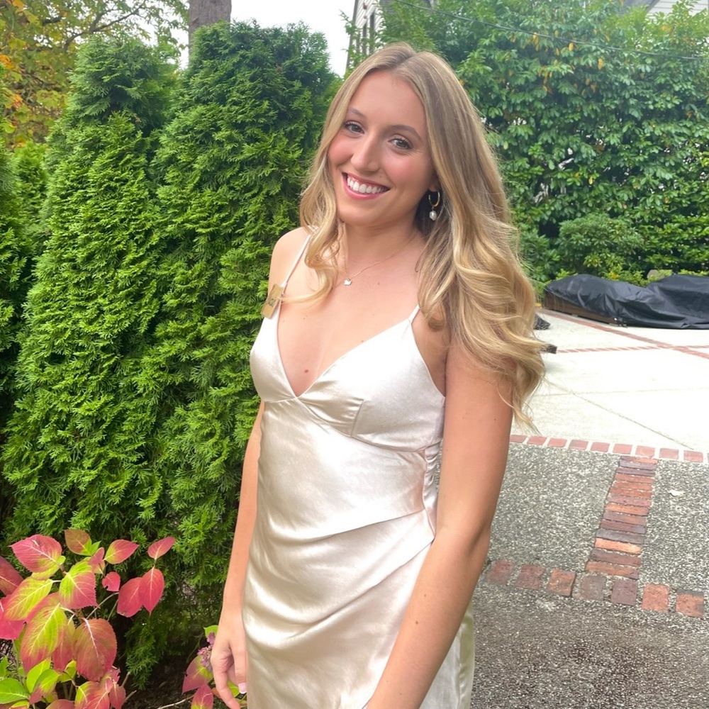 Hello Molly Cream Mini Dress